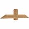 Ekena Millwork Eugene Smooth Timber Gable Bracket, Western Red Cedar, 60"W x 15"H x 5 1/2"D x 5 1/2"F, 6/12 Pitch GBW060X15X0606EUG00SWR - alternate 4